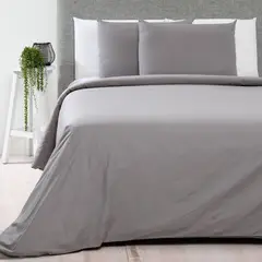 BASEMENT HOME - Funda de Plumón Lisa de Algodón 200 hilos