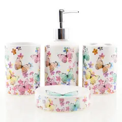 ROBERTA ALLEN - Set Accesorios de Baño Butterflies