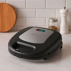 RECCO - Sandwichera para 2 Sandwiches | 820 W