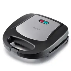 RECCO - Sandwichera para 2 Sandwiches | 820 W