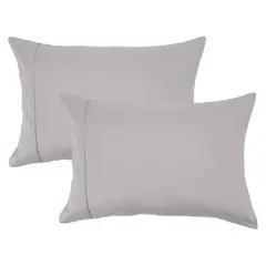 BASEMENT HOME - Set X 2 Fundas Almohadas Gris 50X90
