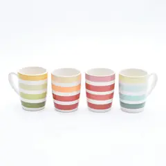MICA - Set x 4 Mugs 14 Onzas Rayas