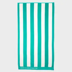 BENETTON - Toalla de Playa 450 g Stripes 100 x 180 cm