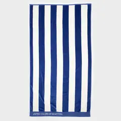 BENETTON - Toalla de Playa 450 g Stripes 100 x 180 cm