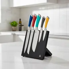 BENETTON - Set de Cuchillos Magnéticos 5 Piezas