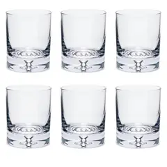 KROSNO - Vaso Alto Vidrio 6 Piezas 8.4 Oz