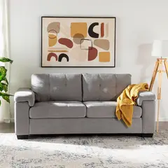 MICA - Sofá Cama 3 Puestos en Tela 198 x 87.5 x 85 cm , con Patas de Madera - Mueble Rafa - 0% Interés a 3, 6 o 12 Cuotas Pagando con tu CMR Banco Falabella