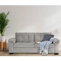 MICA - Sofá 3 Puestos en Tela Rafa 198 x 87.5 x 85 cm - Mueble - 0% Interés a 3, 6 o 12 Cuotas Pagando con tu CMR Banco Falabella