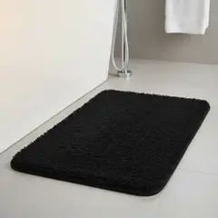 BASEMENT HOME - Tapete de Baño 60 x 40 cm Memory Shaggy