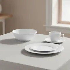 BASEMENT HOME - Vajilla Basement Home: Porcelana Essenti Red K 6 puestos 30 piezas