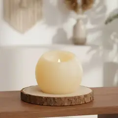 MICA - Vela Redonda Led 10 x 8 cm