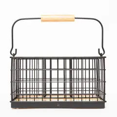 MICA - Organizador de Cubiertos Black Wood