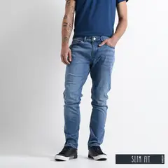BEARCLIFF - Jean 5 Bolsillos para Hombre Slim