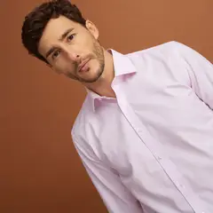 CHRISTIAN LACROIX - Camisa formal Hombre Manga larga Recto de Algodón