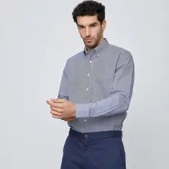 CHRISTIAN LACROIX - Camisa formal Hombre de Cuadros Manga larga de Algodón
