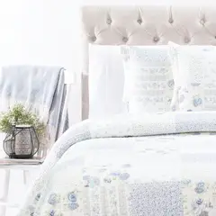 ROBERTA ALLEN - Cubrelecho Ovejero con exterior y relleno de 180 GSM Poliéster. Cubrelecho estampado para Cama Sencilla, doble,queen y king.