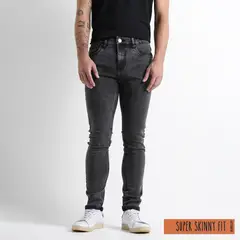 BEARCLIFF - Jean 5 Bolsillos para Hombre Super skinny