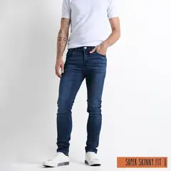 BEARCLIFF - Jean 5 Bolsillos para Hombre Super skinny
