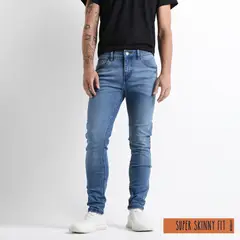 BEARCLIFF - Jean 5 Bolsillos Hombre Skinny de Algodón