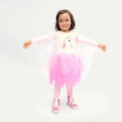 YAMP - Disfraz de unicornio capa y tutú para niña