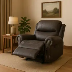 ROBERTA ALLEN - Silla Reclinable en Cuerina, Mecánica. 82 X 97 X 94 cm - Mueble Antonie - 0% Interés a 3, 6 o 12 Cuotas Pagando con tu CMR Banco Falabella