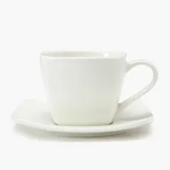 BASEMENT HOME - Taza con plato Cerámica Essentials Cuadrado