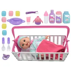 undefined - Muñeca Little Darlings Cradle & Carrier