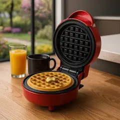 RECCO - Waflera para 1 Waffle | 600W | Compacta