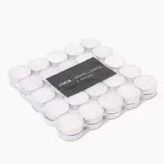 MICA - Set velas Aluminio 2.5 x 19.5 cm
