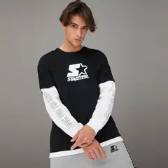 BEARCLIFF - Camiseta Hombre Manga Larga