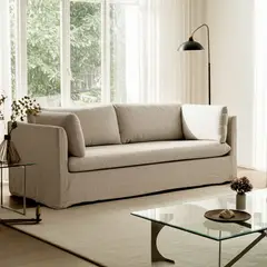 BASEMENT HOME - Sofá Cama 3 Puestos en Poliéster 192 x 76 x 96 - Mueble Clara - 0% Interés a 3, 6 o 12 Cuotas Pagando con tu CMR Banco Falabella