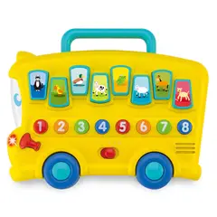 WINFUN - Bus Interactivo Aprende Números y Animales para Bebé