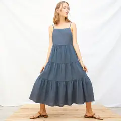 BENETTON - Vestido para Mujer Largo
