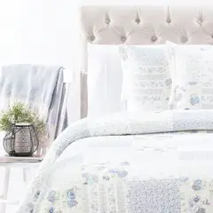 ROBERTA ALLEN - Cubrelecho Ovejero con exterior y relleno de 180 GSM Poliéster. Cubrelecho estampado para Cama Sencilla, doble,queen y king.