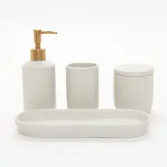 ROBERTA ALLEN - Set Accesorio de baño Set Marfil