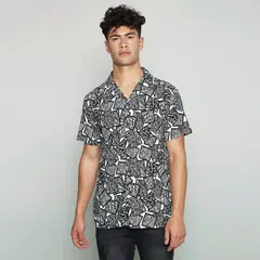 BEARCLIFF - Camisa casual para Hombre Regular