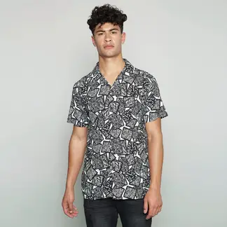BEARCLIFF - Camisa casual para Hombre Regular