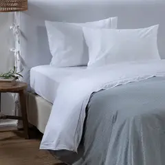 CASA CANTABRIA - SABANA BORDADA VOILE BL KN