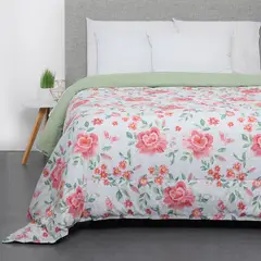 MICA - Edredón Estampado de Poliéster 150 GSM Estocolmo Rosa