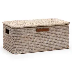 CASA CANTABRIA - Centro de mesa Rattán 15 cm x 35 cm