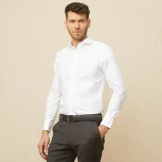 LA MARTINA - Camisa Hombre Manga larga Slim de Algodón