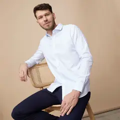 LA MARTINA - Camisa Hombre de Rayas Manga larga Slim de Algodón