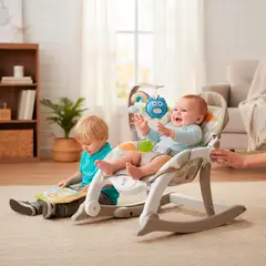 WINFUN - Silla para bebé didáctica Winfun: Crece conmigo 2 en 1