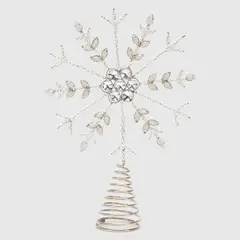 MICA - Adorno Punta de Árbol: Copito de Nieve 26 cm