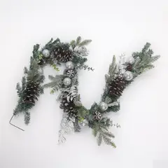 MICA - Guirnalda Navideña Verde Pino 180 cm