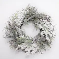 MICA - Corona Navideña: Adorno para Puerta 60 cm