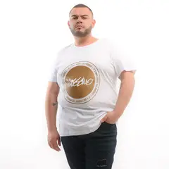 MOSSIMO - Camiseta para Hombre Manga corta con Estampado