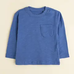 YAMP - Camiseta para Bebé niño Casual Manga larga de Algodón