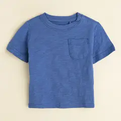 YAMP - Camiseta para Bebé niño Manga corta de Algodón