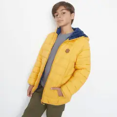 FEDERATION - Chaqueta Acolchada con Forro Peludo Para Niño Juvenil